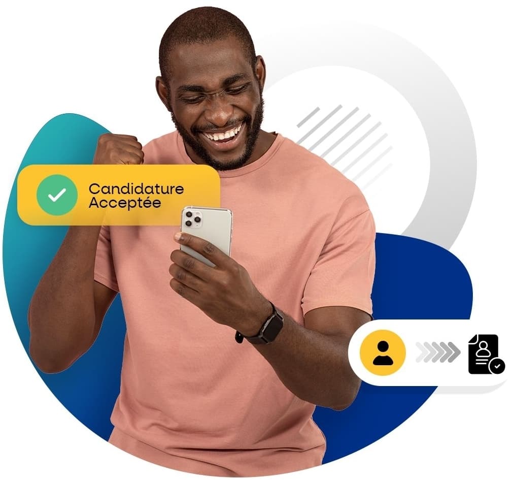 Étudiants collaborant